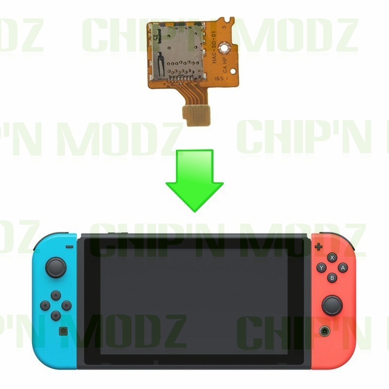 Forfait remplacement du lecteur de carte micro SD Nintendo Switch
