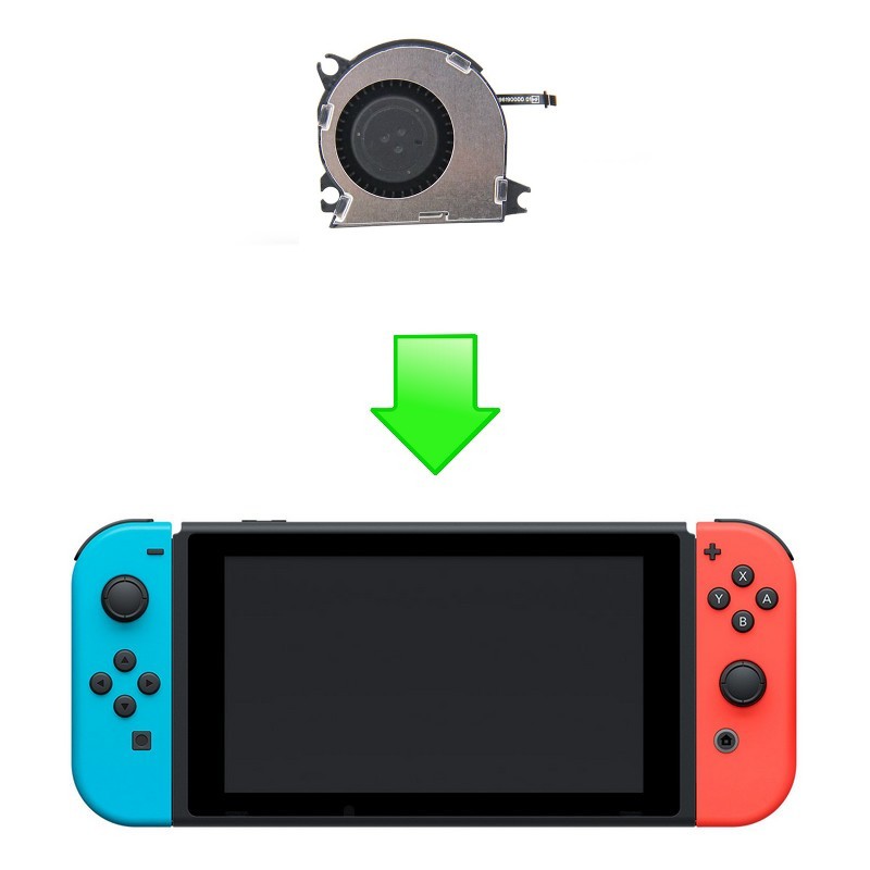 Ventilateur interne de remplacement pour console de jeu Nintendo