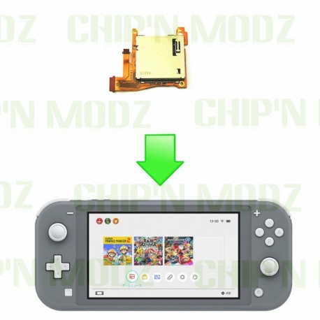 PIMPIMSKY Emplacement carte de lecteur cartouche de jeu,remplacement,Console,prise  de Port Jack Nintendo Switch,pièces de réparation - Cdiscount