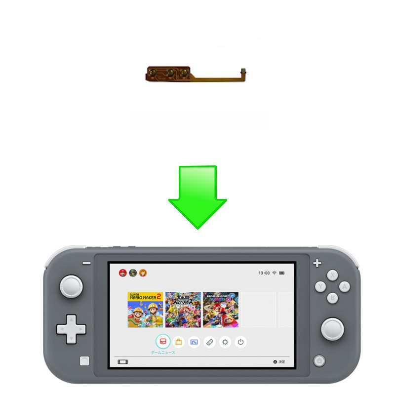 Réparation Boutons Power / Volume Nintendo Switch Lite