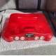 Console N64 EUR Mod RGB "N64RGB" - Coque Custom Rouge Transparente